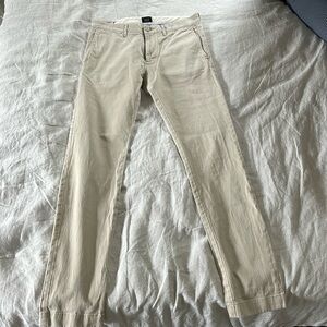 J.Crew stretch khakis 29 x 32 light beige